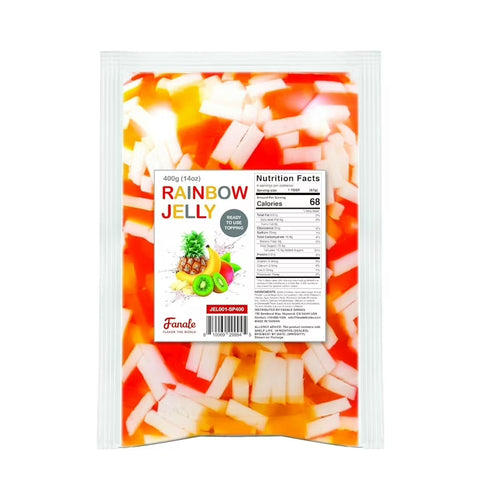 Boba Rainbow Jelly Strips 1 Kg