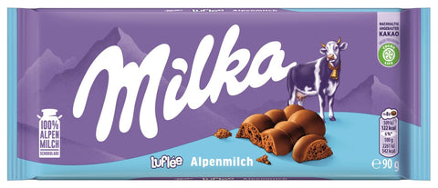 Milka Luflee Alpenmilch Bubbly Chocolate 90g