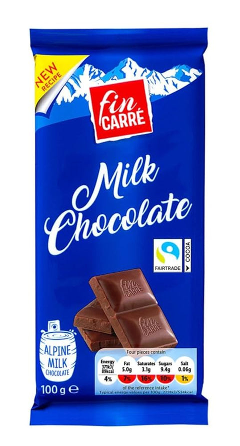 Fin Carre Alpine Milk Chocolate 100g