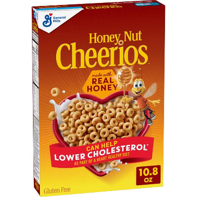 Cheerios Honey Nut Gluten Free Breakfast Cereal 306g