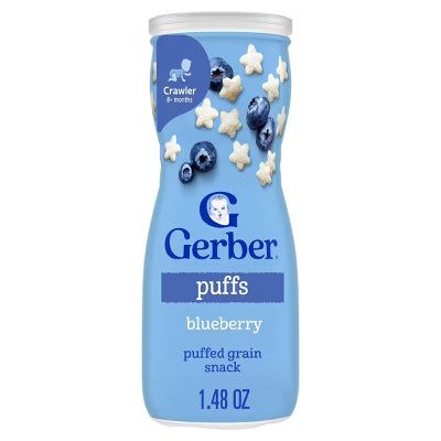 Gerber Grain & Grow Puff Snack Blueberry 42g