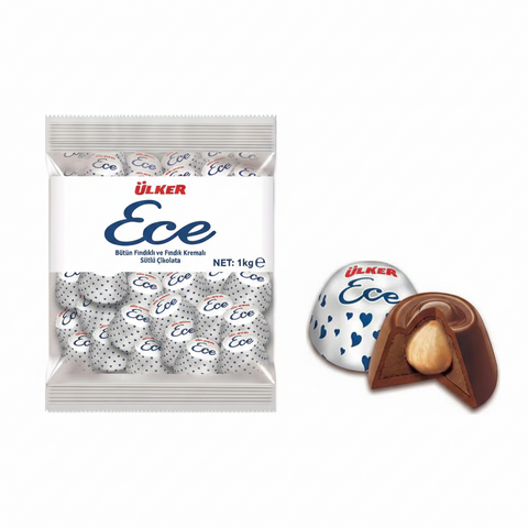 Ülker Ece Chocolate With Whole Hazelnut 1 Kg