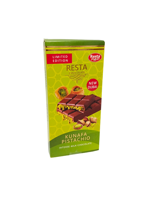 Resta Dubai Chocolate Kunafa Pistachio Milk Chocolate 135g