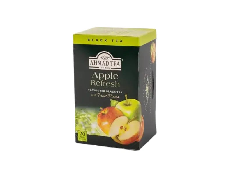 Ahmad Tea Apple Refresh Black tea 20 Bags โ CAFELAX
