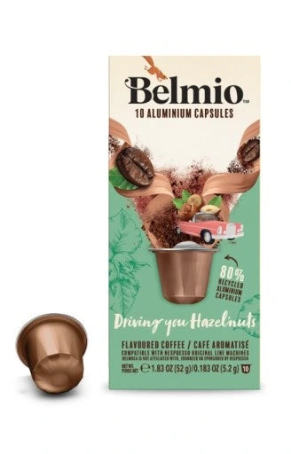Belmio Hazelnut Coffee Capsules - 10 Capsules