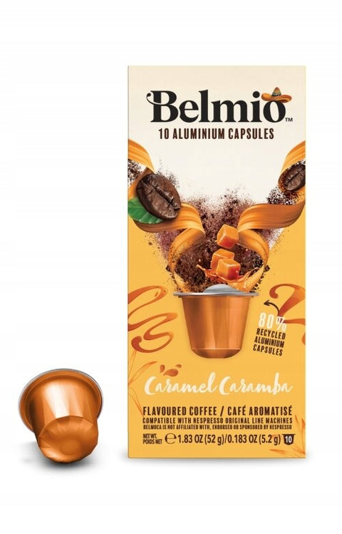 Belmio Caramel Carmba Coffee Capsules - 10 Capsules