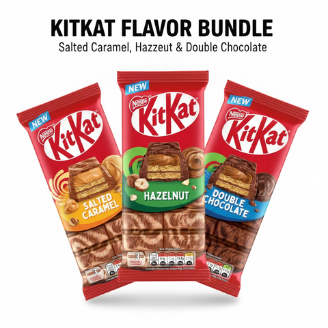 KitKat NEW Sharing Chocolate Bar Bundle - 3 Chocolates - 3*99g