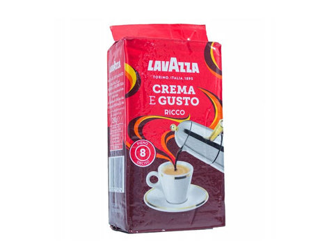 Lavazza  Crema E Gusto Ricco Ground Coffee 250g