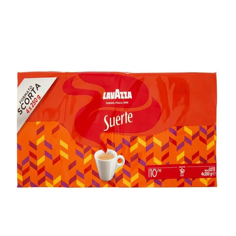 4 * Lavazza Suerte Ground Coffee 250g - 1 Kg