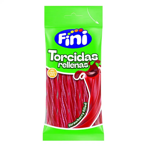 Fini Torcidas Rellenas Strawberry Candy 125g