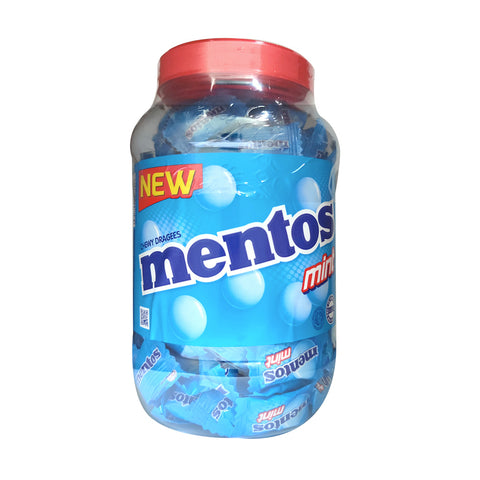 Mentos Mint Chewy Dragees Jar 540g