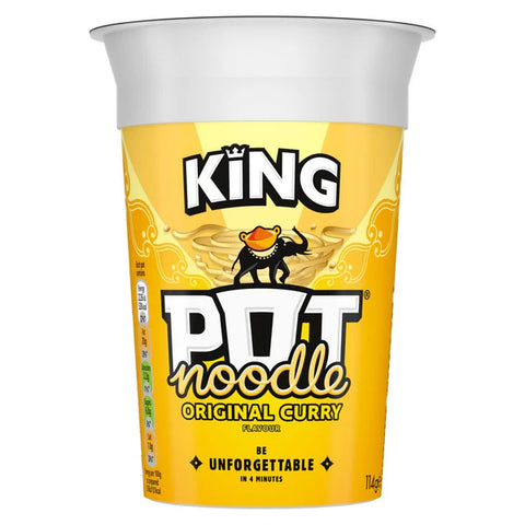Pot King Original Curry Noodles Flavour 114g