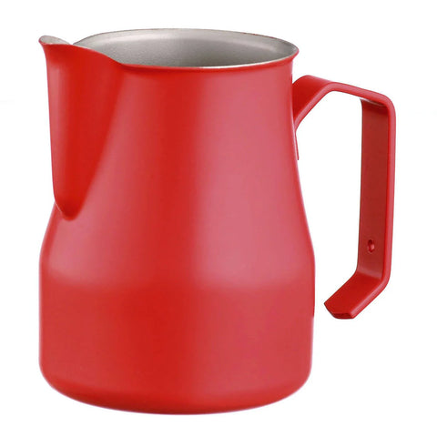 Red Stainless Steel Milk Pitcher For Arting 350ml - CAFELAX