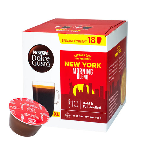Nescafe New York Morning Blend Dolce Gusto Coffee Capsules - 18 Capsules