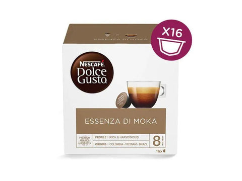 Nescafe Essenza Di Moka Dolce Gusto Coffee Capsules - 16 Capsules - CAFELAX