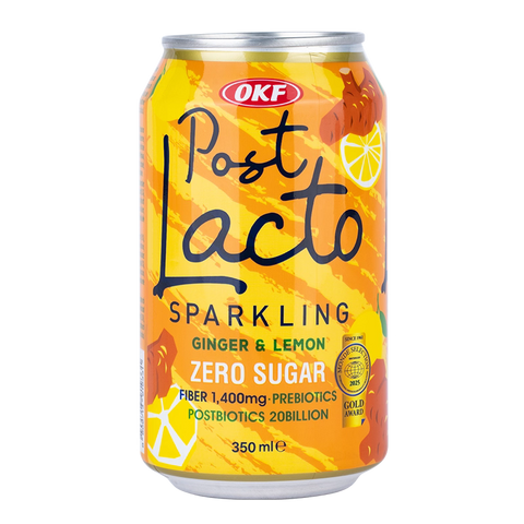 Okf Post Locato Ginger & Limon  Zero Sugar Sparkling Drink 350ml