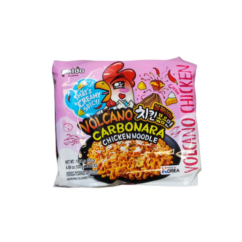 Paldo Volcano Cream Carbonara Chicken Noodles 130g