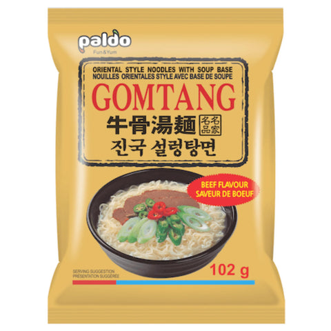 Paldo Korean Beef Flavored Gomtang Noodles Soup 102g