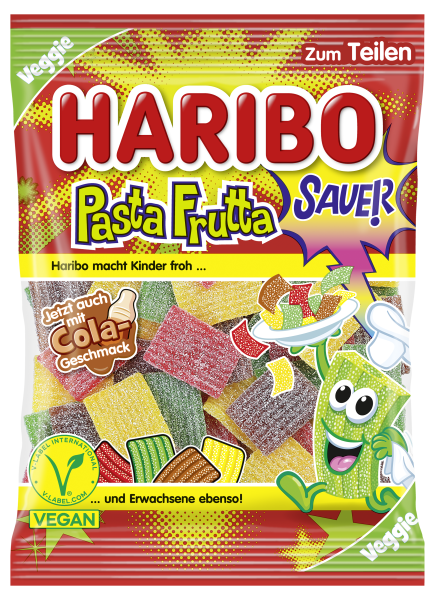 Haribo Fruity Pasta Sauer Candy 160g
