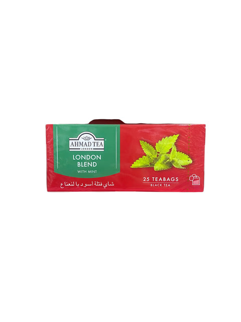Ahmad Tea London Blend With Mint Tea 25 Bags