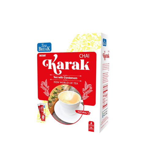 24 * Tea Break Chai Karak With Cardamom 8 Sachets - 192 Sachets