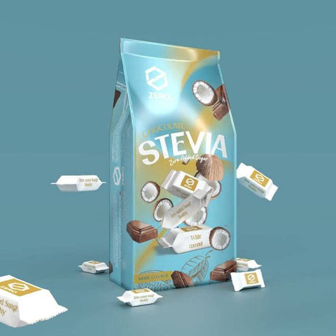 Zero Stevia White Chocolate With Coconut No Add Sugar 500g