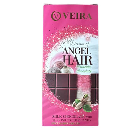 Veira Angel Hair Cotton Candy Milk Chocolate With Pistachio Cream 165g