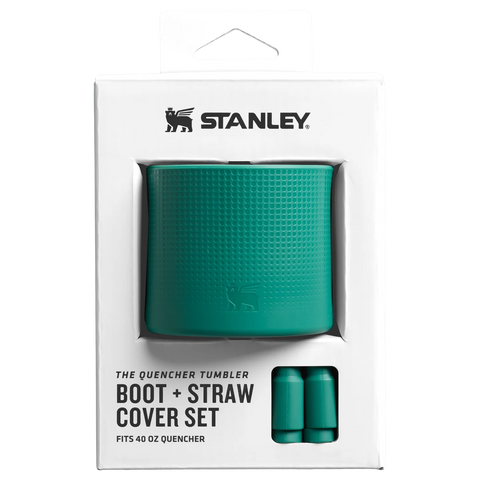 Stanley Quencher Tumbler 40 Oz Boot + Straw Cover Set - Alpine