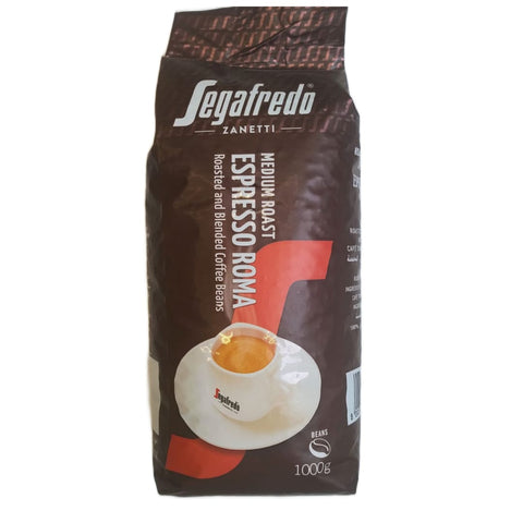 Segafredo Espresso Roma Whole Beans Coffee 1 Kg