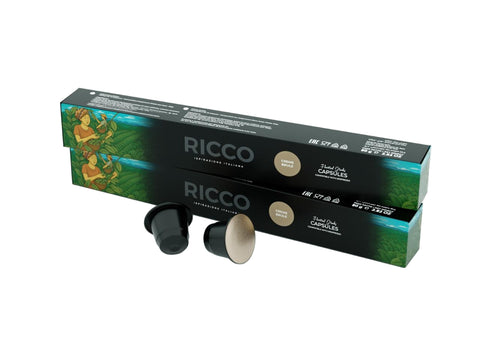 Ricco Espresso Brule Coffee Capsules - 10 Capsules