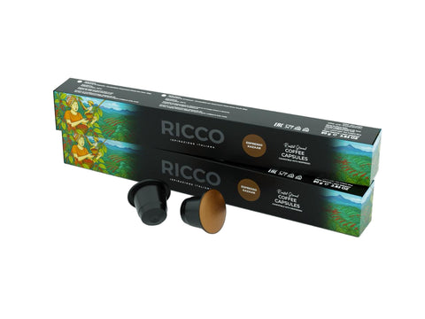 Ricco Espresso Kazaar Coffee Capsules - 10 Capsules