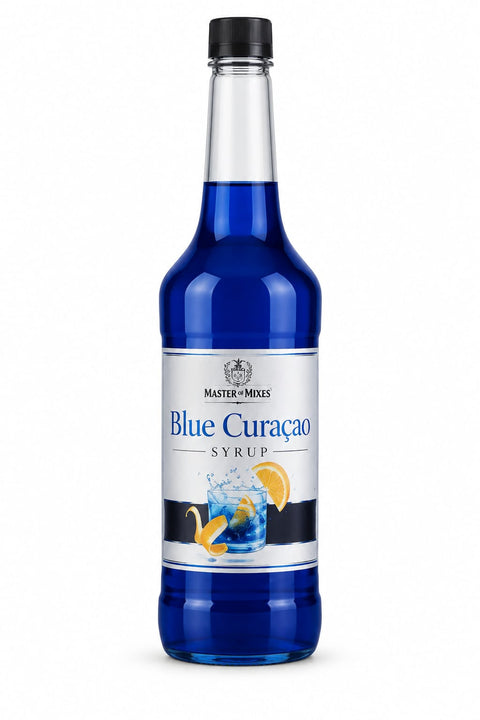 "EX: 10-12-2026" Dixie Mills Blue Curacao Syrup 1L