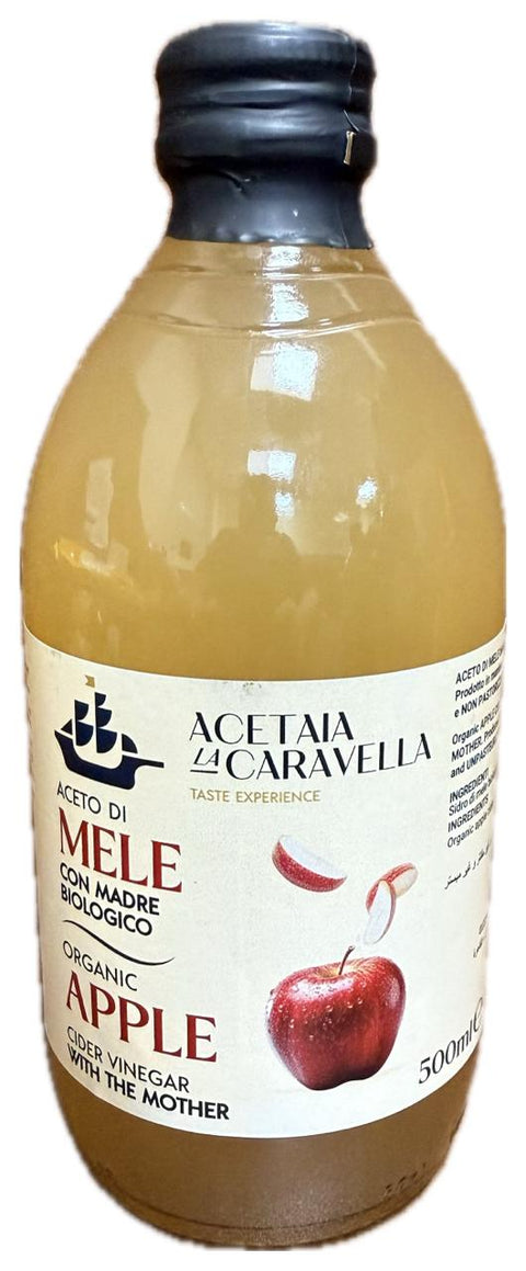 Acetaia La Caravella Organic Apple Cider Vinegar With Mothers 500ml