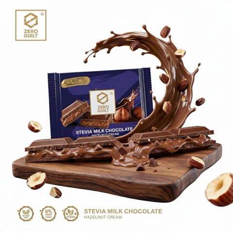 Zero Guilt Stevia Milk Chocolate & Hazelnut Cream 85g