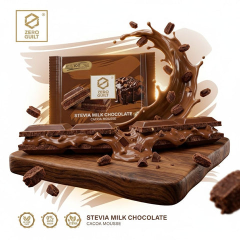 Zero Guilt Stevia Milk Chocolate & Cacoa Mousse 85g
