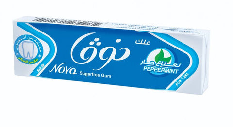 Nova Peppermint Sugar Free Chewing Gum 5 Sticks