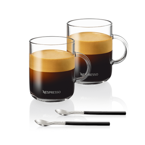 Nespresso Vertuo Mug Set Medium X 2 (Cup & Spoon) - 485 ml