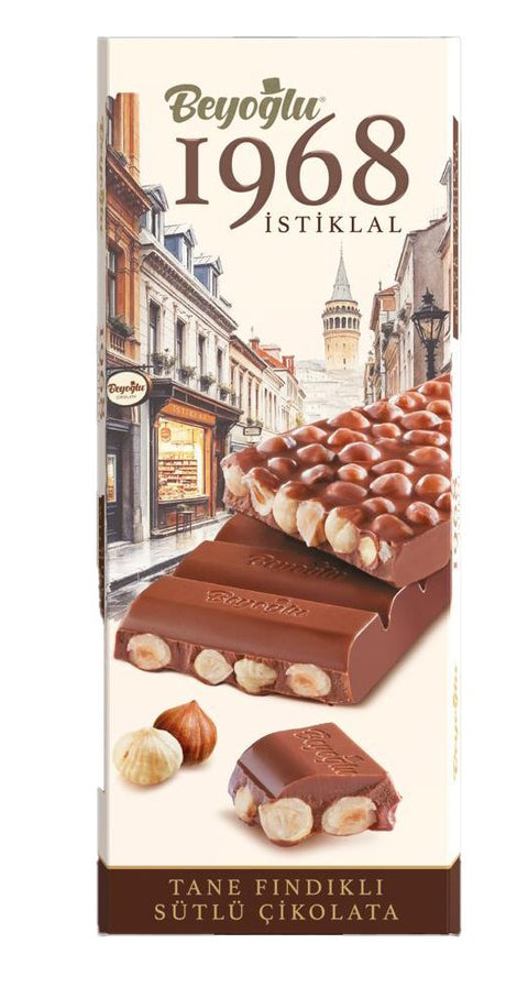 Beyoglu 1968 Whole Hazelnut Chocolate 175g