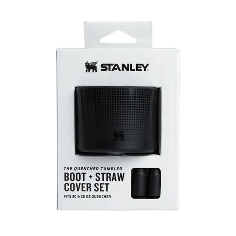 Stanley Quencher Tumbler 30 & 20 Oz Boot & Straw Cover Set - Black