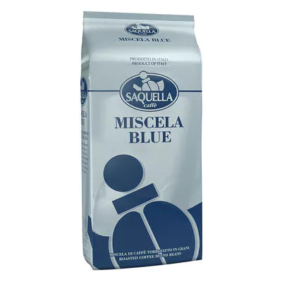 Saquella Miscela Blue Whole Beans Coffee 1Kg