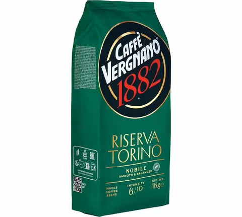 Caffè Vergnano Riserva Torino Nobile Whole Beans Coffee 1 Kg