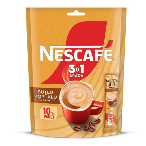 Nescafe 3*1 Milk Foam Instant Coffee 10 Sachets - CAFELAX