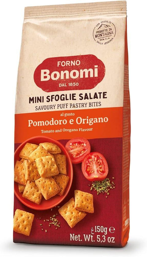 Forno Bonomi Mini Sfoglie Tomato and Oregano 150g