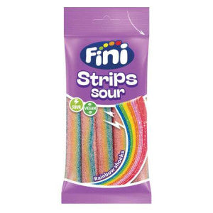 Fini Jelly Sour Strips Rainbow Candy 90g