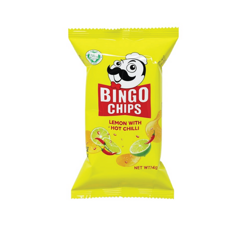 Bingo Lemon With Hot Chili Flavor Chips 40g