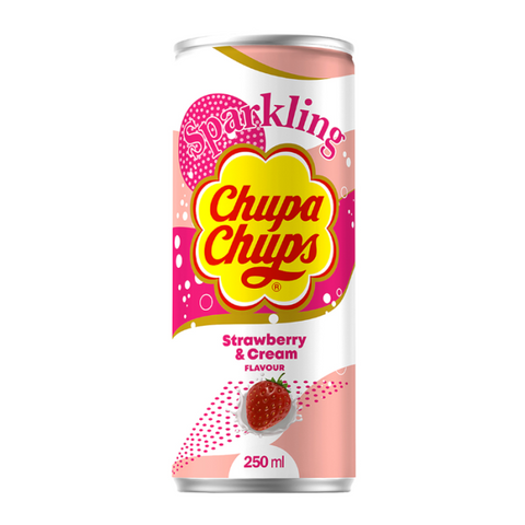 Chupa Chups Strawberry & Cream Sparkling Sparkling 250ml