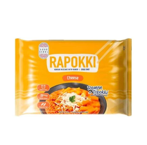 Rapokki Korean Ricecake with Ramen Cheese Flavored 132g