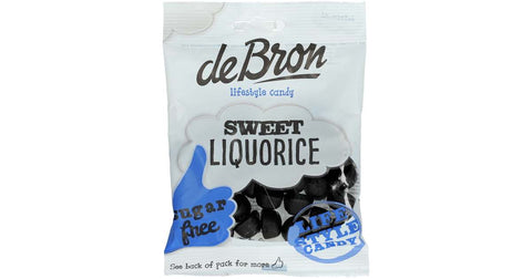De Bron Sugar Free Sweet Liquorice Candy 100g‏