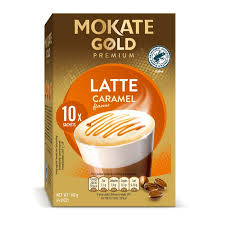 Mokate Gold Latte Caramel Instant Coffee - 10 Sachets