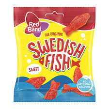 Red Band Original Swedish Fish Candies 100g